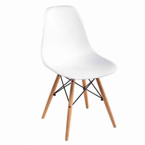 стул деревянный eames pc-015 white в Сочи