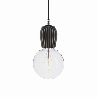 подвесной светильник beton rib black aluminum в Сочи