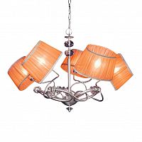 люстра 6900/5 00 v2568 от mm lampadari хром/оранжевая в Сочи