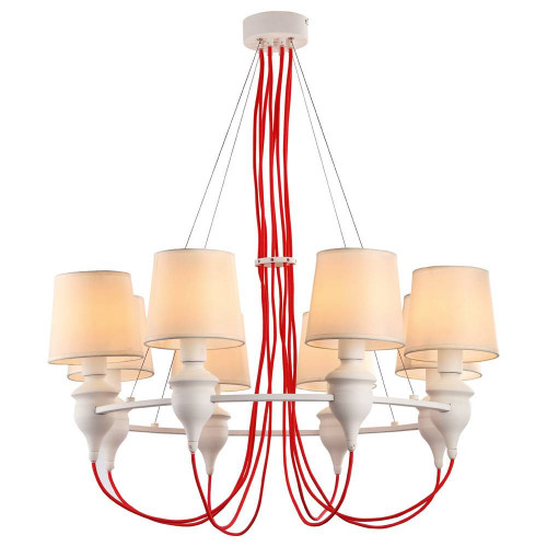 подвесная люстра arte lamp sergio a3325lm-8wh в Сочи