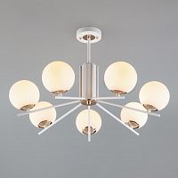 потолочная люстра eurosvet lucas 70092/7 белая в Сочи