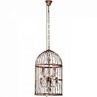 подвесной светильник cage chandelier коричневый в Сочи