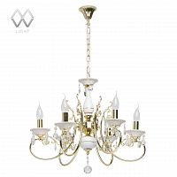 подвесная люстра mw-light свеча 25 301018106 белая в Сочи