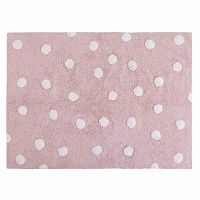 ковер polka dots розовый-белый в Сочи