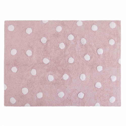 ковер polka dots розовый-белый в Сочи