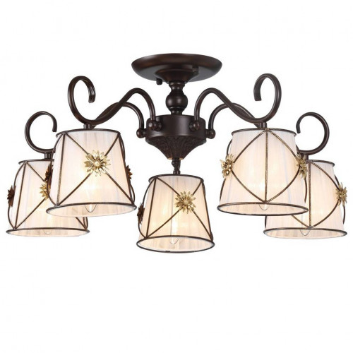 потолочная люстра arte lamp 72 a5495pl-5br в Сочи