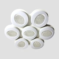 потолочный светодиодный светильник ambrella light orbital crystal sand fs1587/7 364w d880*800 в Сочи