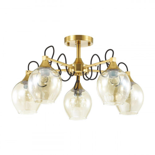 потолочная люстра lumion megan 3777/5c желтая в Сочи