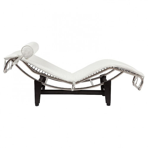 шезлонг chaise longue lc4 белый в Сочи