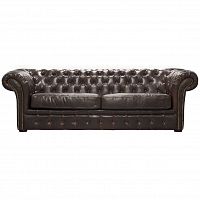 диван gd-pjs06603-pj530 трехместный прямой коричневый в Сочи