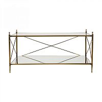 стол кофейный cross bar прозрачный в Сочи