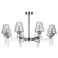 потолочная светодиодная люстра lumion gerana 3598/48cl хром в Сочи