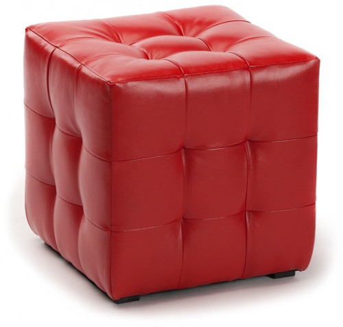 пуф шарм-дизайн люкс красный в Сочи