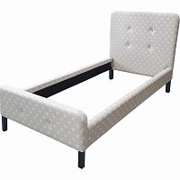 кровать button tufted flannelette 90х200 в Сочи