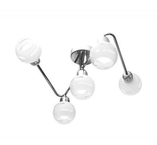 потолочная люстра idlamp agostina 361/5a-whitechrome в Сочи