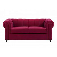 диван kartell прямой двухместный темно-розовый в Сочи