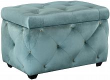 сундук leset classic-е64 велюр yd-25b бирюзовый/ножки пластик в Сочи