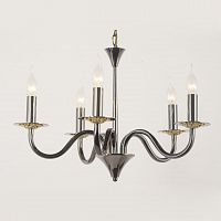 подвесная люстра lucia tucci messina 1890.5 glossy black в Сочи