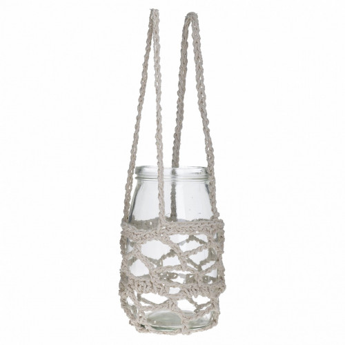 фонарь с макраме белого цвета в Сочи