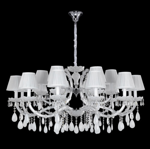 подвесная люстра crystal lux blanca sp18 белая в Сочи