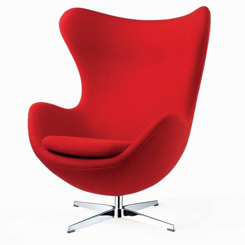 кресло egg chair кашемир красное в Сочи