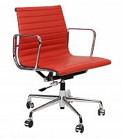 кресло eames style красная кожа в Сочи