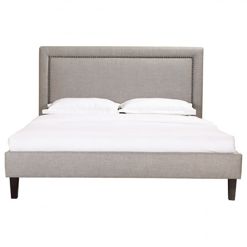 кровать двуспальная 180х200 серая laval upholstered в Сочи