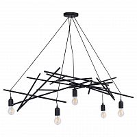 дизайнерская подвесная люстра spot light glenn 9222504 черная в Сочи