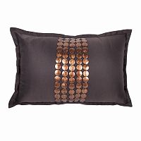 декоративная подушка handwork exclusive прямоугольная коричневая в Сочи