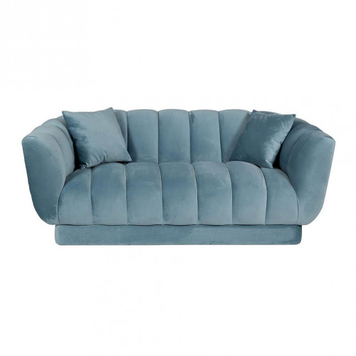 диван двуxместный с декоративными подушками голубой fabio в Сочи