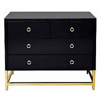 комод classic black черный, золото в Сочи