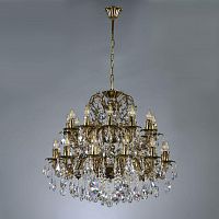 подвесная люстра ambiente granada 2118/12+12 pb tear drop бронза в Сочи