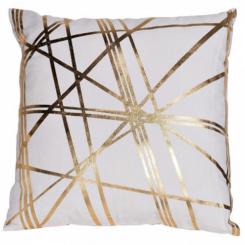 подушка квадратная золотые линии в Сочи