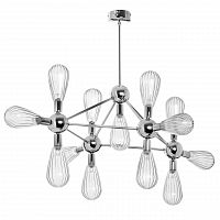 дизайнерская подвесная люстра spot light silvio 8301328 хром в Сочи
