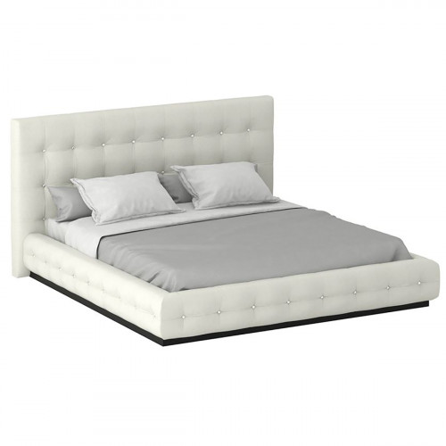 кровать двуспальная 160х200 белая kristal white в Сочи