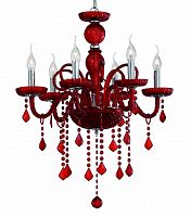 подвесная люстра ideal lux giudecca sp6 rosso в Сочи