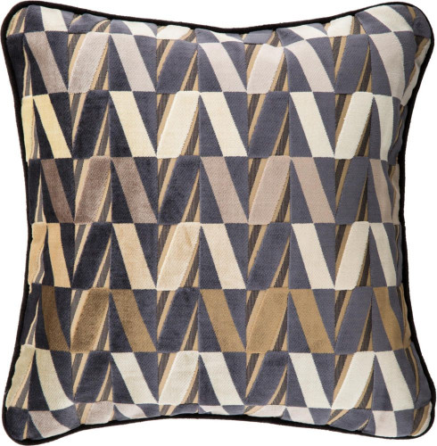 подушка декоративная серая с бежевым weave в Сочи