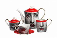 чайный сервиз faces пьеро форназетти red в Сочи