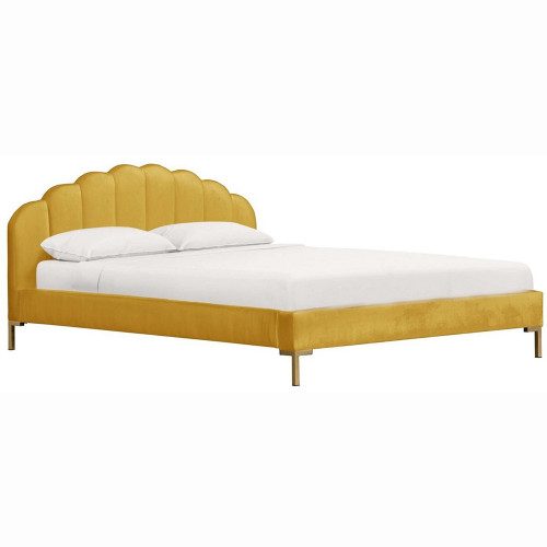 кровать двуспальная 180x200 желтая isabella platform в Сочи