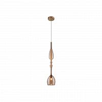 подвесной светильник crystal lux lux new sp1 c amber в Сочи