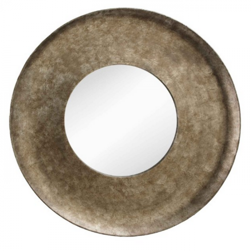 зеркало круглое большое состаренное в широкой раме farran antique в Сочи