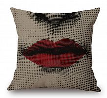 подушка с портретом лины пьеро форназетти red lips в Сочи