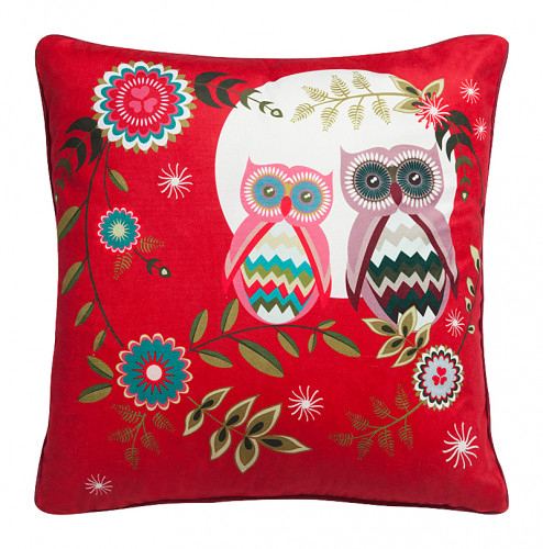 подушка с совами owl's party в Сочи