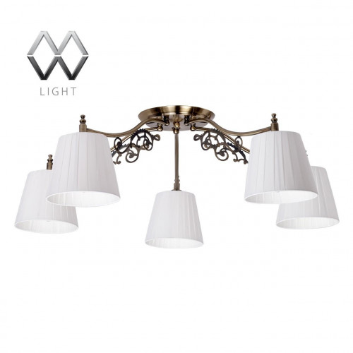 потолочная люстра mw-light моника 372011105 белая в Сочи