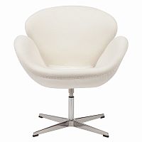 кресло swan chair кремовое в Сочи