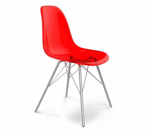 стул dsr красный s37 (eames style) в Сочи