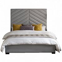 кровать двуспальная 160х200 серая shanti в Сочи