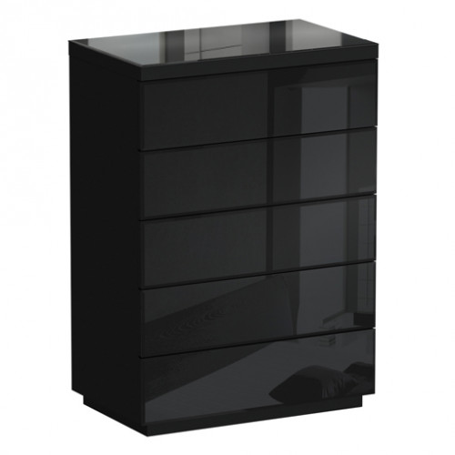 комод kristal черный глянец в Сочи