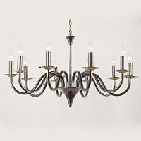 подвесная люстра lucia tucci messina 1890.10 glossy black в Сочи