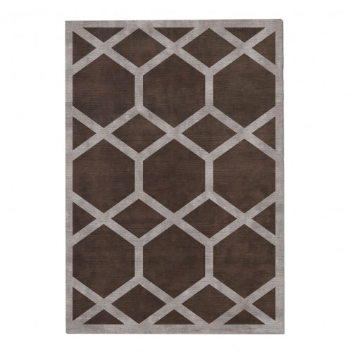 ковер ashton cocoa 150x220 коричневый в Сочи